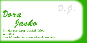 dora jasko business card